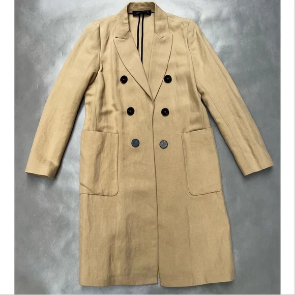 Zara Masculine Double Breasted Coat - Picture 3 of 4